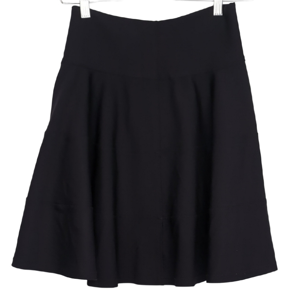 Robert Rodriguez Women's Size 4 Black Midi Mini High waisted Circle‎ Skirt